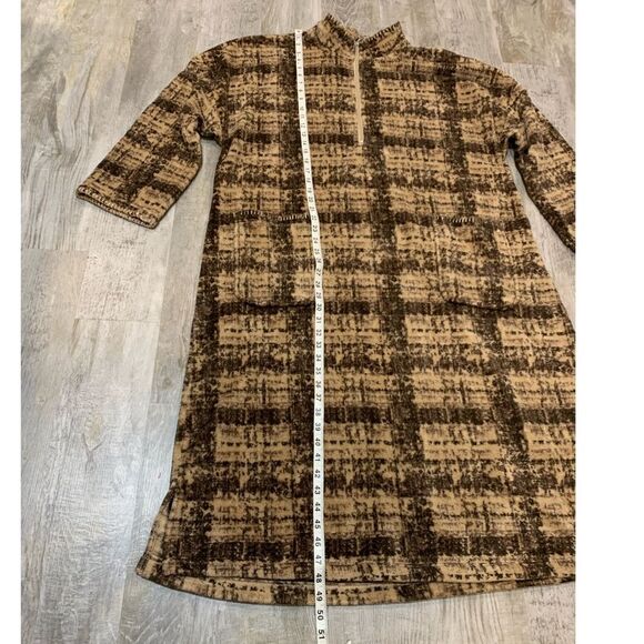 Stan Herman o/s plus size plush 1/4 zip slip on robe w/ deep front pocke… - Picture 9 of 12